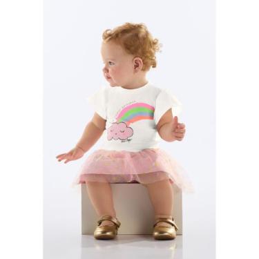 Imagem de Conjunto Bebê Blusa e Saia Tule Quimby, 1