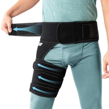 Imagem de Conjunto de mangas de compressão U.Y.U ESENCE Hip Brace Ciatica Pain -