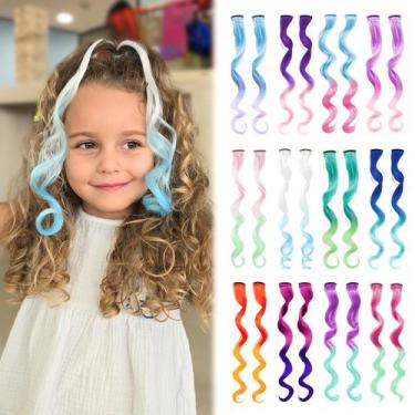 Imagem de Extensões de cabelo Rainbow Clip-in Dreamlover Girls 24 unidades