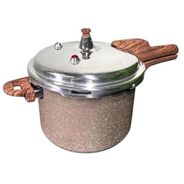 Imagem de Panela de Pressão Antiaderente em Alumínio e Cabo Baquelite para Indução 4,2L (Cinza Grafite)