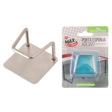 Imagem de Porta Esponja Adesivo de Aço Inox para Pia - Clink