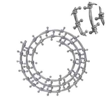 Imagem de Arame Farpado Plástico Halloween c/ 2 Unidades Toymaster