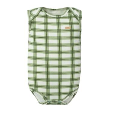 Imagem de Body Bebê Regata Menino Estampado Verde Camping - Hug