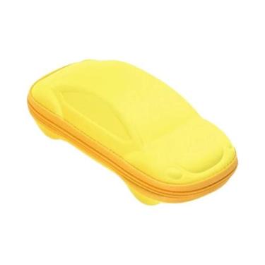Imagem de Estojo Para Óculos Em Forma De Carro Para Crianças Com Fecho, Caixa De