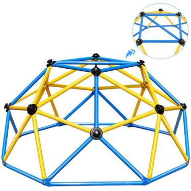 Imagem de Dome Climber Zupapa Geometric Outdoor de 6 pés para 1 a 6 crianças, az