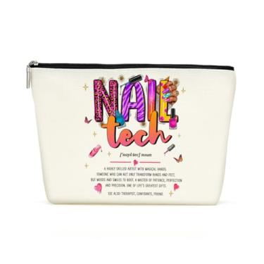 Imagem de Director Leadership Physician Assistan Nail Tech Bolsa de maquiagem para mulheres, Natal, formatura, NailTeach 815, 10 x 7 inch, Tendência