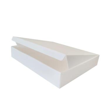 Imagem de 10 Caixas de Papelão 36x18x5 Branco Envios Salgados Doces Cauzone Retratos