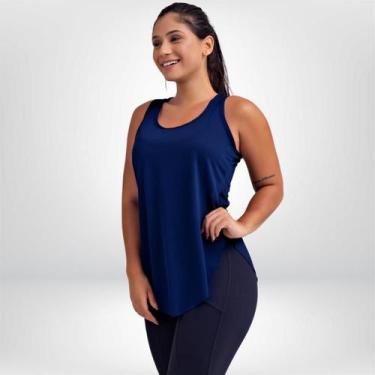 Imagem de Camiseta Regata Feminina Dry Fit Nadador Academia Camiseta Fitness Esp