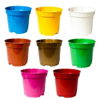 Imagem de Vaso de Planta, Kit Até 50 Mini Vasos Pote 6 Colorido para Plantas E Suculentas 80ml(Colorido,30 Unidades)