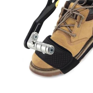 Imagem de KEGECOL Protetor de sapato de motocicleta, almofada de câmbio antiderrapante para motocicleta, capa protetora de bota de sapato de motocicleta
