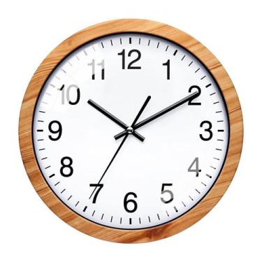 Imagem de Relógio de parede Modern 10 Silent Non-Ticking Quartz Plastic - yiweis