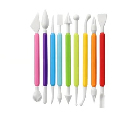 Imagem de Kit 8 Estecas Esculpir Modelar Biscuit Massas Artesanato