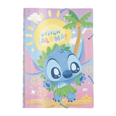 Imagem de Pasta Aba Elástica sem Lombo - Stitch Kids