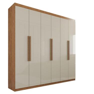 Imagem de Guarda-roupa Casal 100% Mdf 6 Portas E 4 Gavetas Istambul