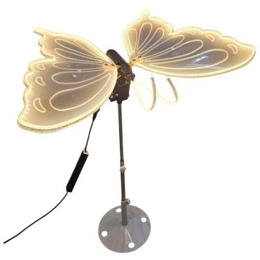 Imagem de Borboleta Led Com Movimento Decoraçao Natal Bate Asa Casamento Festa Evento Enfeite Sofisticado Festividades
