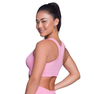 Imagem de Top Nadador Canelado Sem Costura Sport Academia Selene 20916