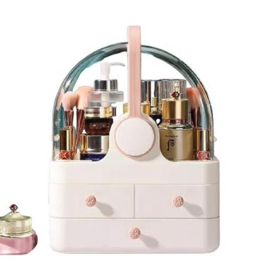 Imagem de Caixa Organizadora para Maquiagens 2 em 1 com 3 Gavetas - Inter