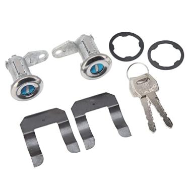 Imagem de Cilindro de Trava de Porta 5070001 Anti -roubo de Carro de Ignição Substituição para o Caminhão F100 F350 2 Chaves de Conjunto