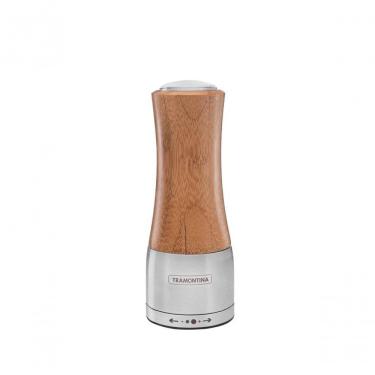 Imagem de Moedor Aço Inox E Bambu Para Sal E Pimenta Tramontina