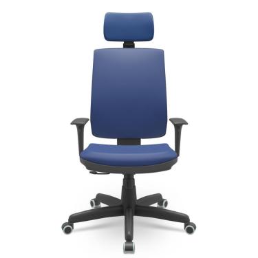 Imagem de Cadeira Brizza Soft Azul Vinil Relax Plax