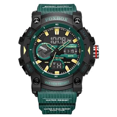 Imagem de Relógio De Pulso Masculino Digital Led Esportivo Verde