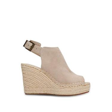 Imagem de Kenneth Cole Sandália feminina Olivia Wedge, Amêndoa, 35