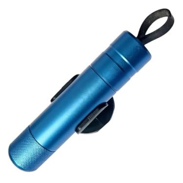 Imagem de Martelo de escape compacto de alumínio, ferramenta de emergência com disjuntor de janela de aço de tungstênio para segurança do veículo