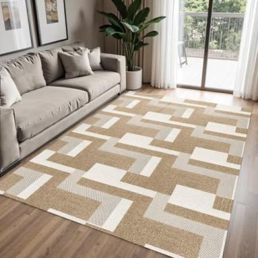 Imagem de Tapete para Quarto e Sala 2,00m x 2,50m Maya Luxo Antiderrapante (Caramelo)