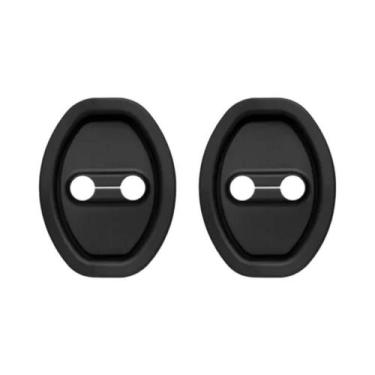 Imagem de Capa De Silicone Para Fechadura De Porta De Carro, Amortecedor De Choq