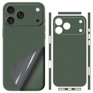 Imagem de SUKIDIOVQ Para iPhone 17 Pro Max Skin Wrap usando material 3M Acabamento metálico Precisão Cor-Matching Phone Sticker Film Vinyl Decal Glass Protector para a parte de trás