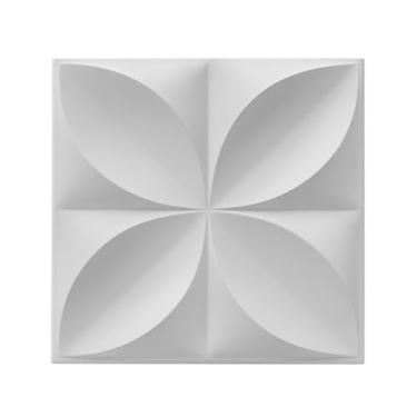 Imagem de Kit 300 Placas PVC 3D para Parede 25x25 cm – Revestimento Decorativo Moderno para Sala e Quarto (PÉTALA,200 Placas)