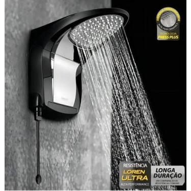 Imagem de Ducha acqua jet ult black/cromado 220/6800w - LORENZETTI