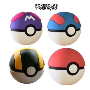 Imagem de Pokebolas Kit 4 Original Master Ultra Pokemon Coleção - JM3D