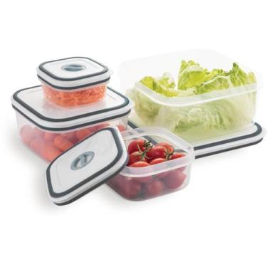 Imagem de Kit Potes Herméticos Quadrados Electrolux 4 Unidades