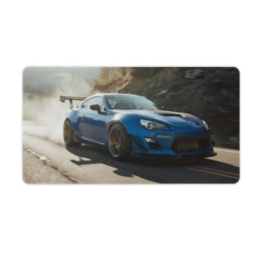 Imagem de HouLaiZhe JDM Tapetes de mesa de carro esportivo BRZ Mountain Racing Extreme Speed Gaming Mouse pads de mesa grandes para teclado de mesa tapete de computador 40 x 75 cm