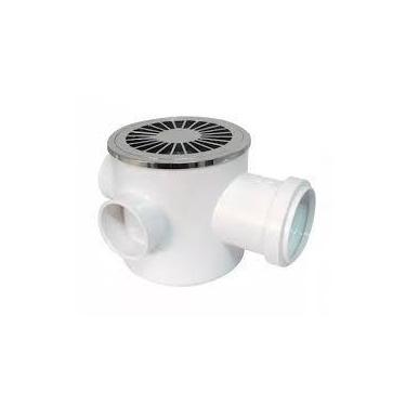 Imagem de Caixa Sifonada Redonda Cromada 150X150x50 - Plastilit