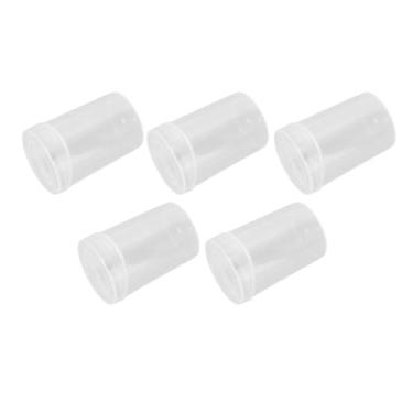 Imagem de Yinhing Caixa de Esponja de Maquiagem, 5 Peças Recipiente de Armazenamento de Esponja de Beleza de Plástico Com Tampa de Pressão para Viagens, Joias para Casa, Brincos de Contas