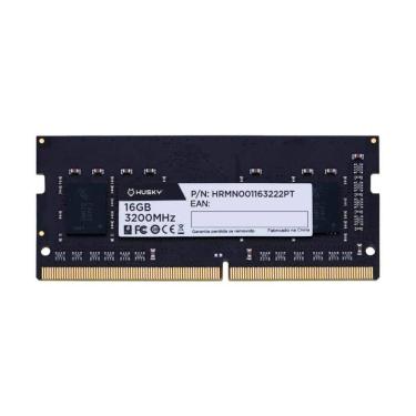 Imagem de Memória SODIMM 16GB DDR4 3200MHz Husky - para Notebook - CL22 - HRMN001163222PT
