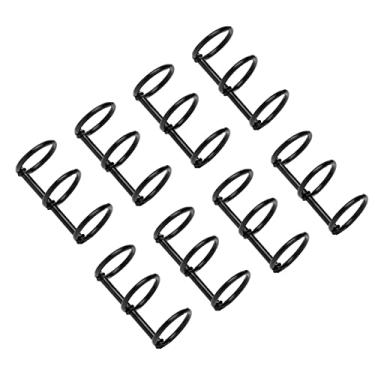 Imagem de Acouto Anéis de Folhas Soltas Reutilizáveis, Conta de Metal Galvanizado Com 3 Furos, Anéis de Encadernação de Folhas Soltas, de Livro, Divisão de Pressão Articulada - e Material Escolar (#13)