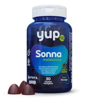 Imagem de Yup Gummy Sonna: Gomas de Melatonina para o Sono – Sabor Morango – Fórmula 100% Natural e Vegana – Sem Glúten e Lactose – Ajuda a Regular o Sono – 30 Gomas – Nutrye