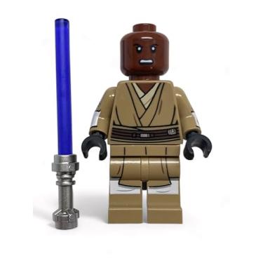 Imagem de LEGO Star Wars: Mace Windu Minifigure with Printed Arms - from Republic Fighter Tank