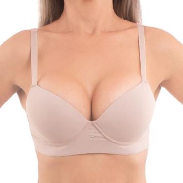 Imagem de Sutiã Com Bojo e Aro Modelo Reforçado Diva Donna, 46, Chocolate