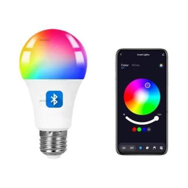 Imagem de Lâmpada LED Inteligente Bluetooth Tuya E27 15W 18W 110V 220V RGB CW Co