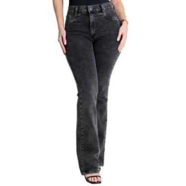 Imagem de Calça Jeans Sawary Boot Cut - 280248 - Cinza 48-Feminino