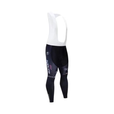 Imagem de Calças Térmicas De Ciclismo Masculinas Para Inverno Quick Step Fleece 