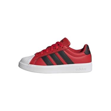 Imagem de adidas Tênis infantil unissex Streetalk, Better Scarlet/Preto/Branco, 17