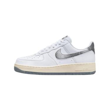 Imagem de Nike Tênis masculino Air Force 1 '07, Branco/cinza fumê, branco praia, 38