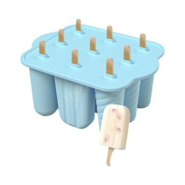 Imagem de Formas De Silicone Para Picolé Com 9/10/12 Cavidades E Palitos De Made