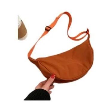 Imagem de Bolsa De Cintura Feminina Grande Em Nylon, Estilo Meia-Lua, Para Viage