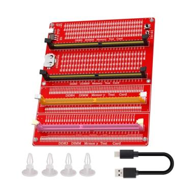 Imagem de Módulo de cartão de diagnóstico de memória 4 em 1 DDR3/DDR4/DDR5UDMM/DDR5RDIMM e kit de slot de placa mãe para desktop, laptop e reparo de manutenção de computador servidor